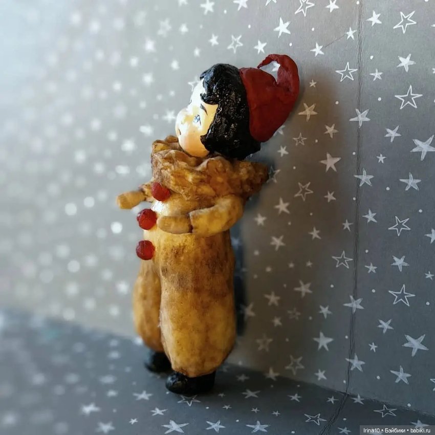 Мои новые ватные ёлочные игрушки