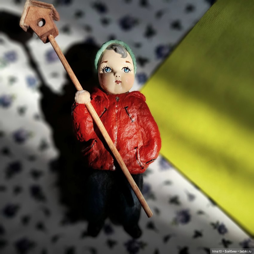 Мои новые ватные ёлочные игрушки