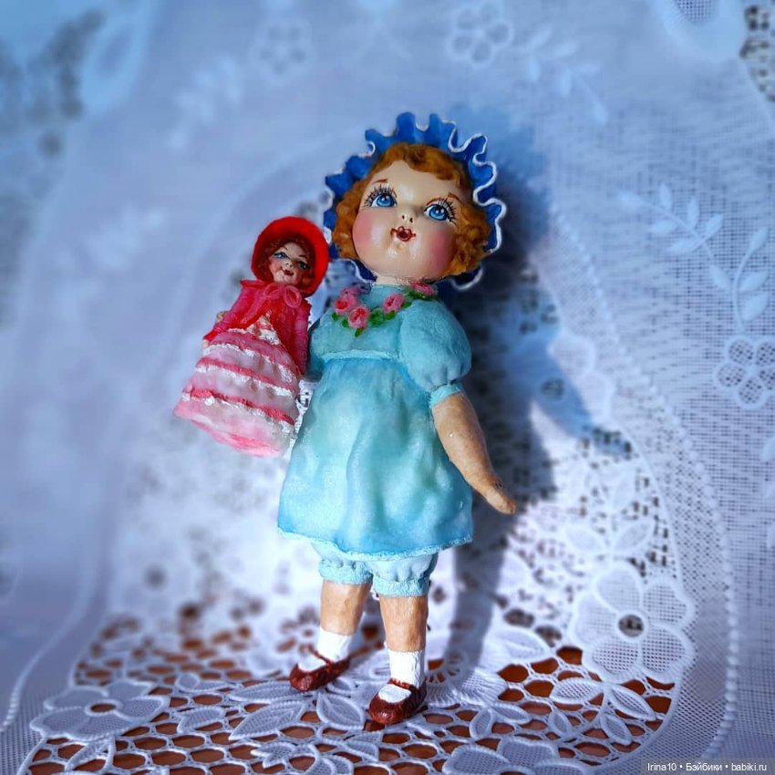 Мои новые ватные ёлочные игрушки