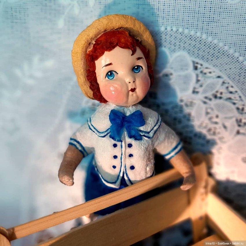 Мои новые ватные ёлочные игрушки