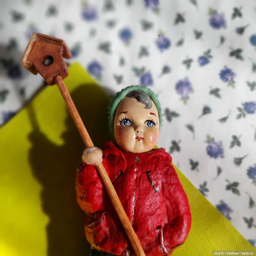 Мои новые ватные ёлочные игрушки