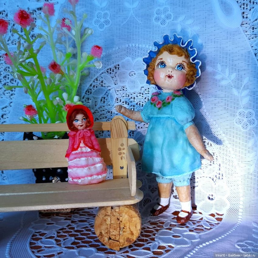 Мои новые ватные ёлочные игрушки