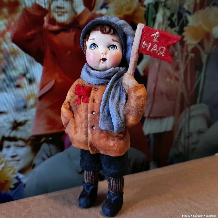 Мои новые ватные ёлочные игрушки (фото 7)