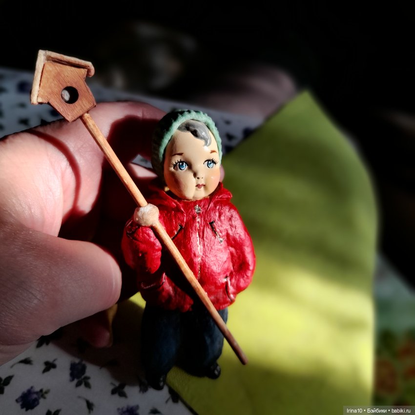 Мои новые ватные ёлочные игрушки