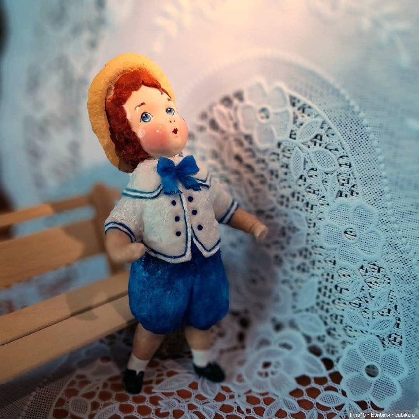 Мои новые ватные ёлочные игрушки