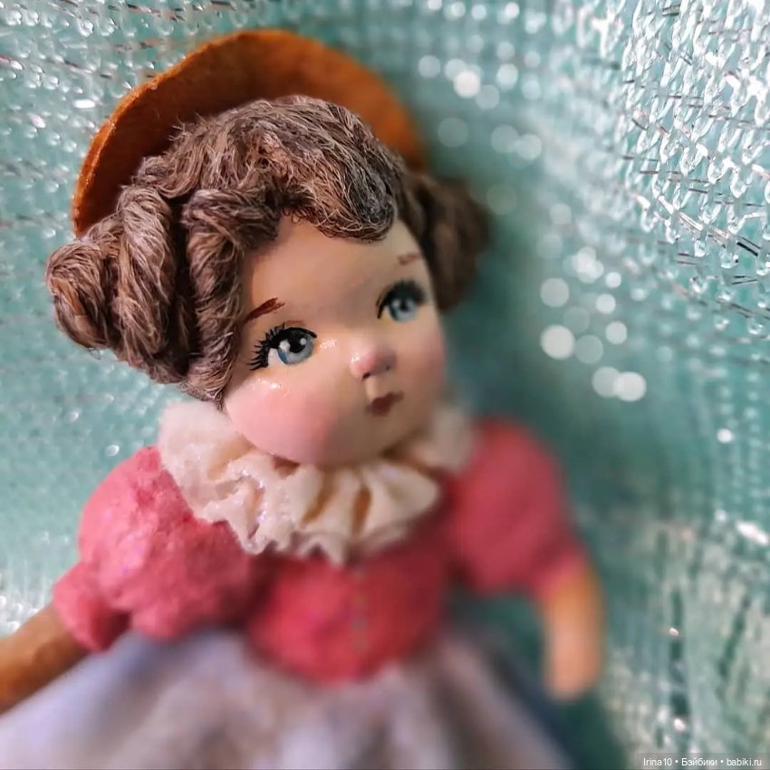 Мои новые ватные ёлочные игрушки