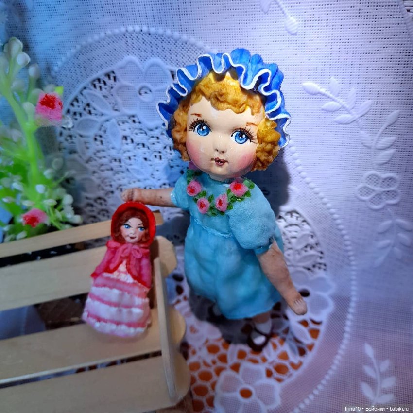 Мои новые ватные ёлочные игрушки