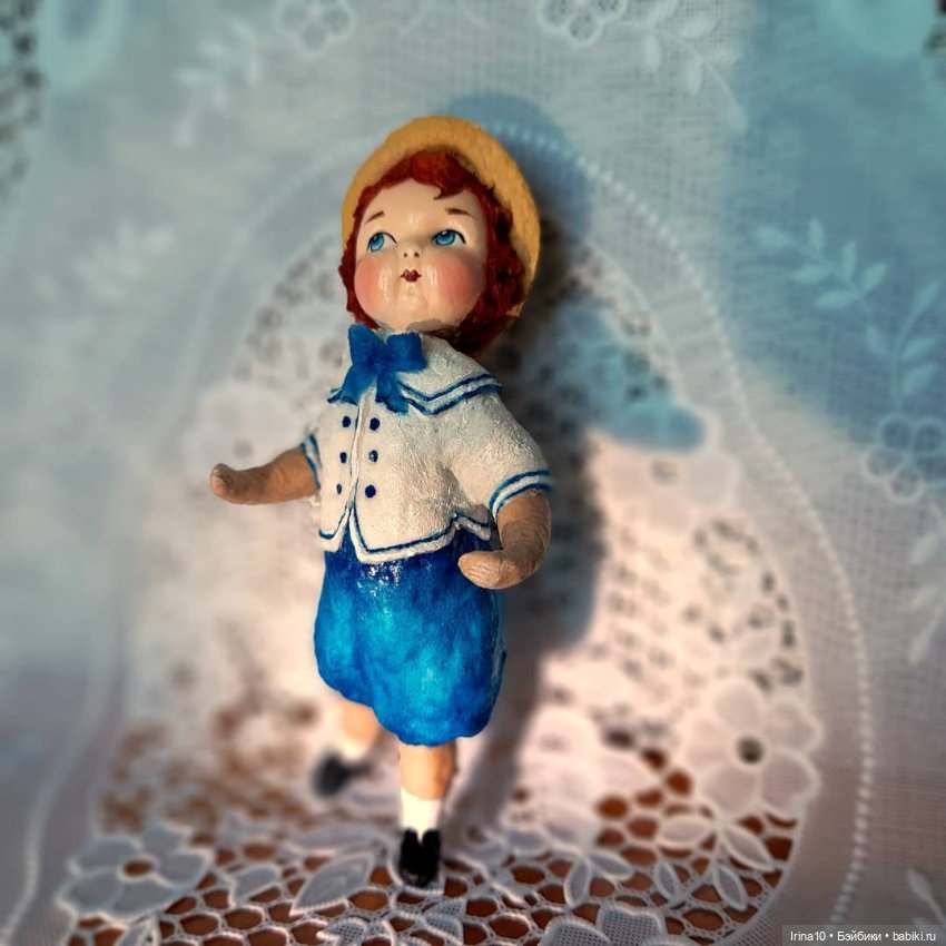 Мои новые ватные ёлочные игрушки