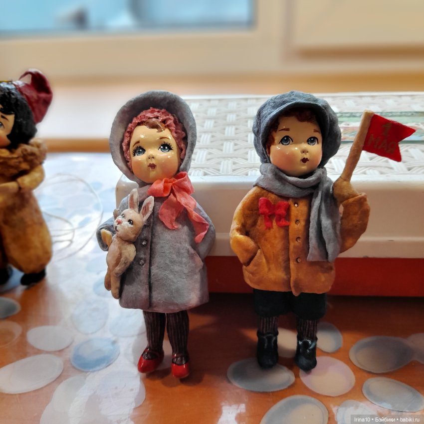 Мои новые ватные ёлочные игрушки (фото 8)