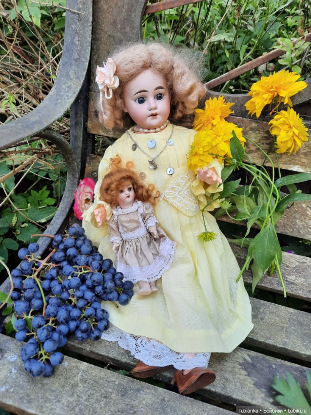 Мама с дочей — Антикварные куклы Armand Marseille (AM): молд 390 (фото 8)