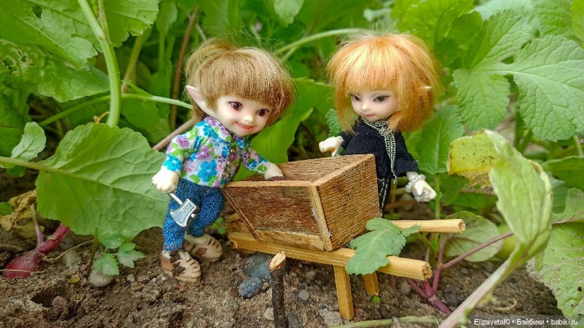 Собираем урожай редиски. Realpuki. 129