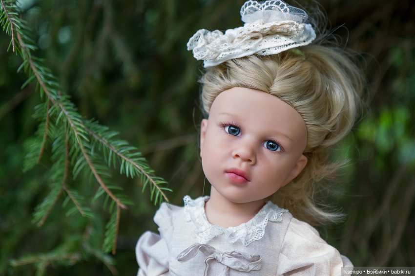 Ноэль (Noelle). ООАК Готц (Gotz). Серые глазки (фото 3)