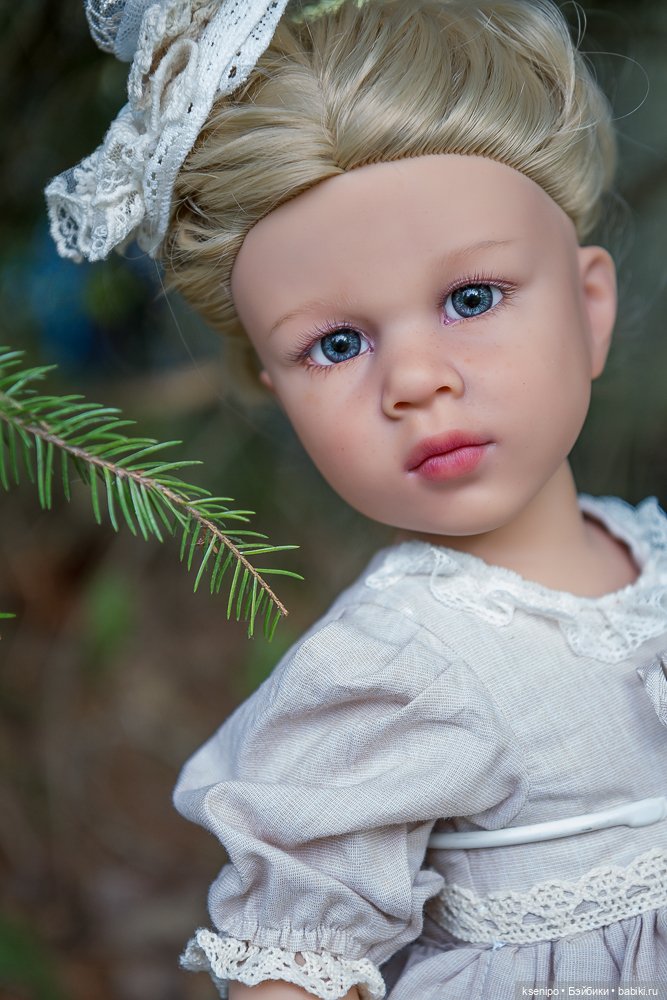 Ноэль (Noelle). ООАК Готц (Gotz). Серые глазки