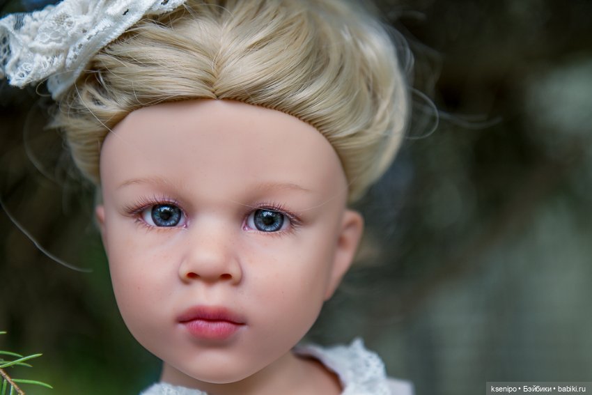 Ноэль (Noelle). ООАК Готц (Gotz). Серые глазки