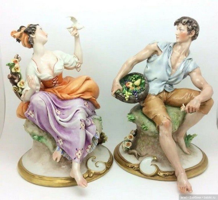 Оригинальный художественный фарфор Giuseppe Cappe