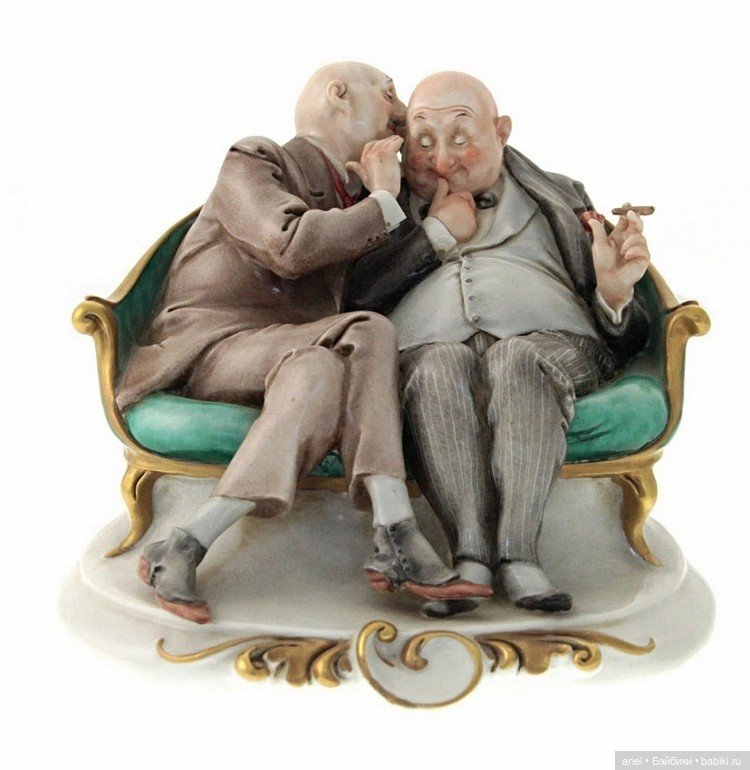 Оригинальный художественный фарфор Giuseppe Cappe