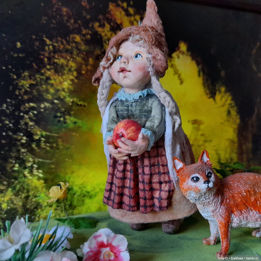 Сказка из ваты. Гномики — Ватные игрушки на елку: ретро