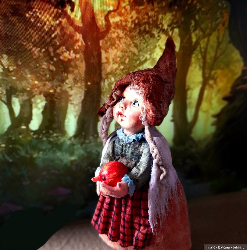 Сказка из ваты. Гномики — Ватные игрушки на елку: ретро (фото 3)