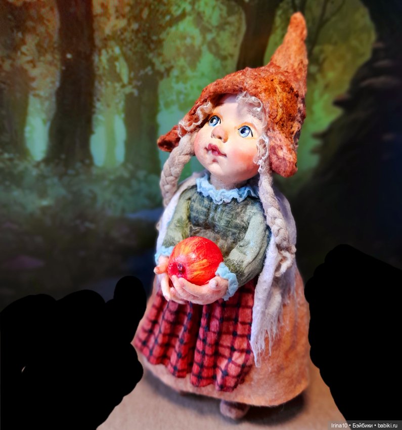 Сказка из ваты. Гномики — Ватные игрушки на елку: ретро (фото 4)