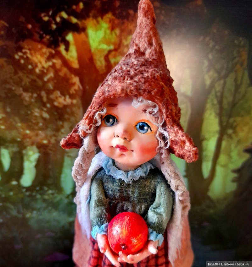 Сказка из ваты. Гномики — Ватные игрушки на елку: ретро