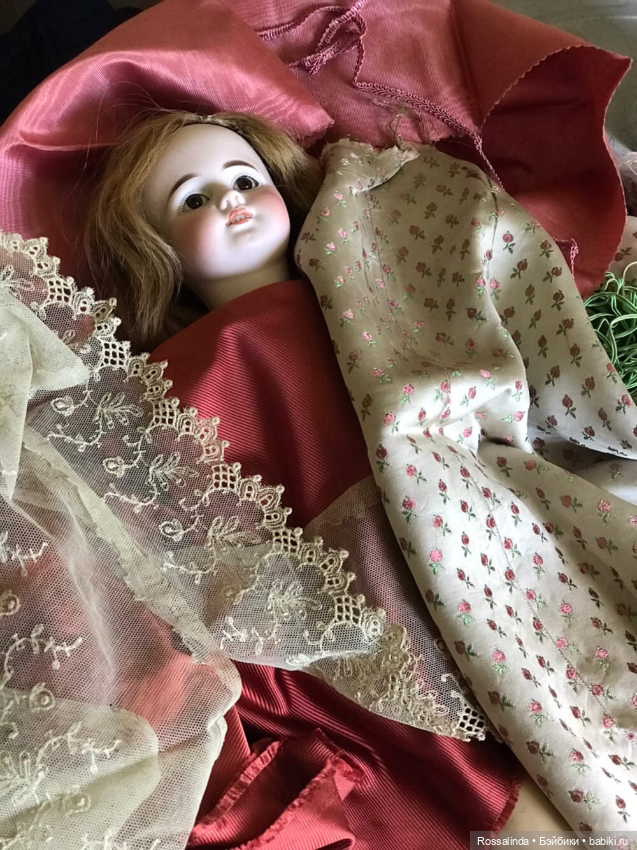 Наряд для Бусинки — Редкие антикварные куклы и реплики: воск