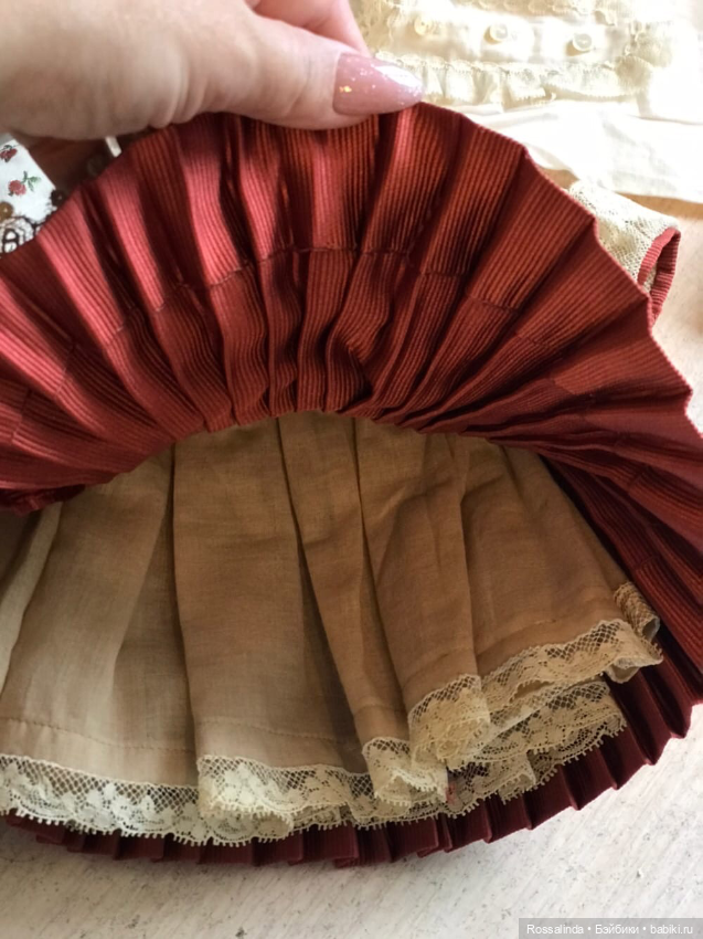 Наряд для Бусинки — Редкие антикварные куклы и реплики: воск