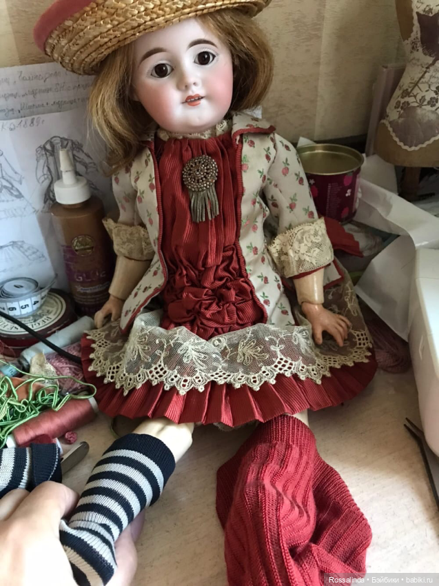 Наряд для Бусинки — Редкие антикварные куклы и реплики: воск (фото 10)
