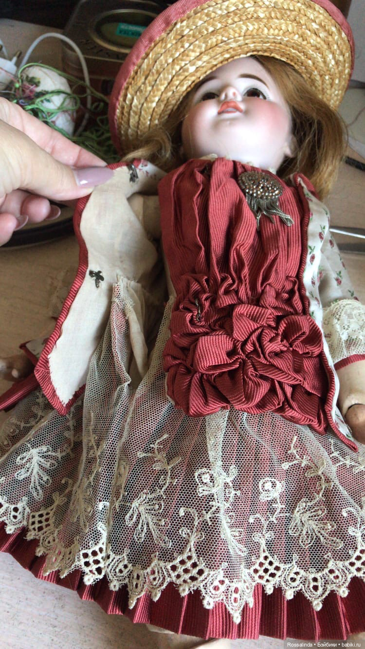 Наряд для Бусинки — Редкие антикварные куклы и реплики: воск (фото 9)