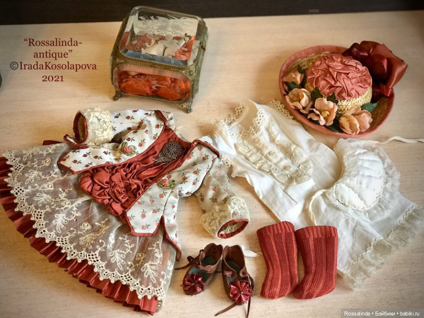 Наряд для Бусинки — Редкие антикварные куклы и реплики: воск