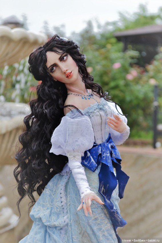 Анабель или Леди Зима авторская кукла Натальи Михаелян