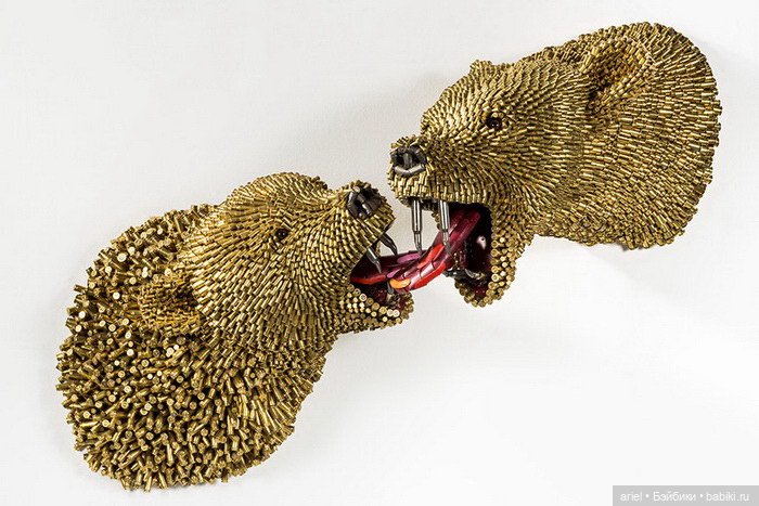 Скульптуры из пуль Federico Uribe (фото 3)