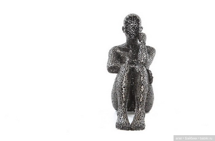 Скульптуры из велосипедных цепей Young-Deok Seo