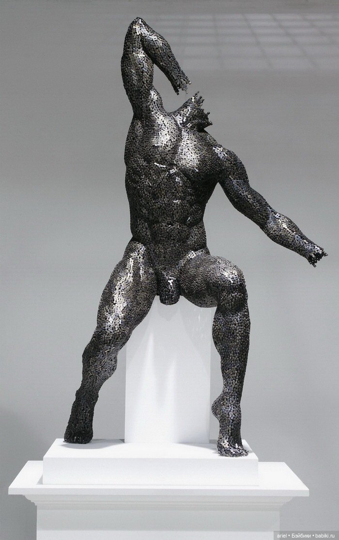 Скульптуры из велосипедных цепей Young-Deok Seo (фото 7)