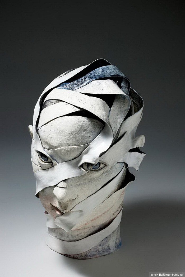 Оригинальные скульптуры из керамики от Haejin Lee (фото 8)