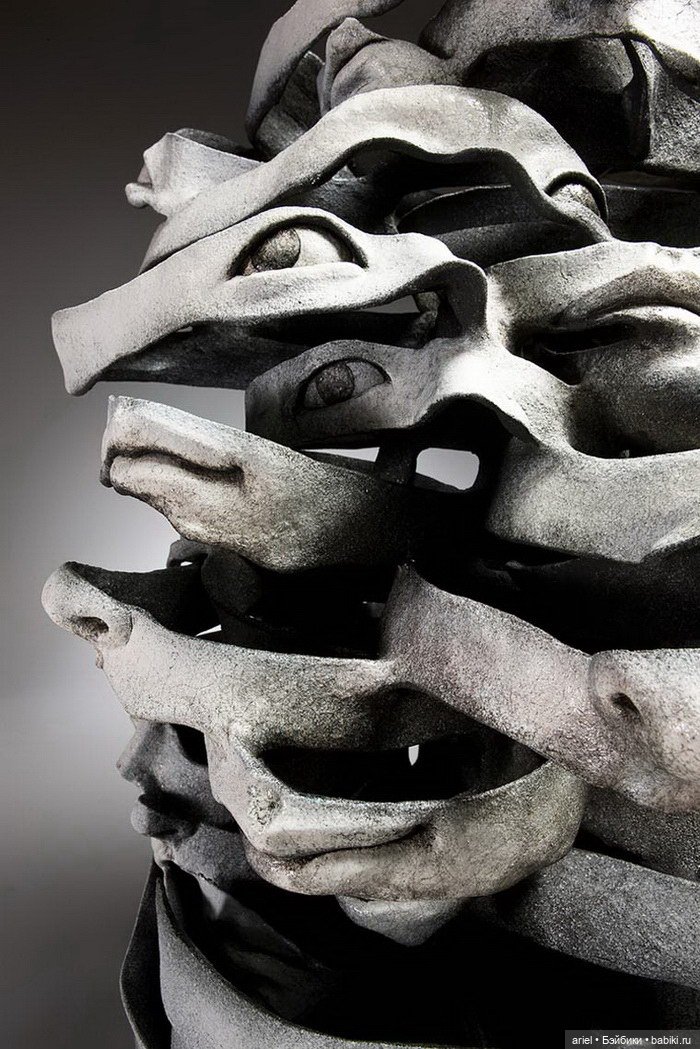 Оригинальные скульптуры из керамики от Haejin Lee (фото 6)