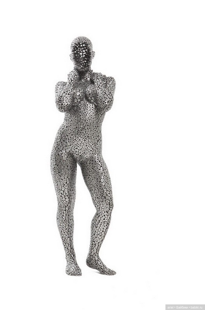 Скульптуры из велосипедных цепей Young-Deok Seo (фото 10)