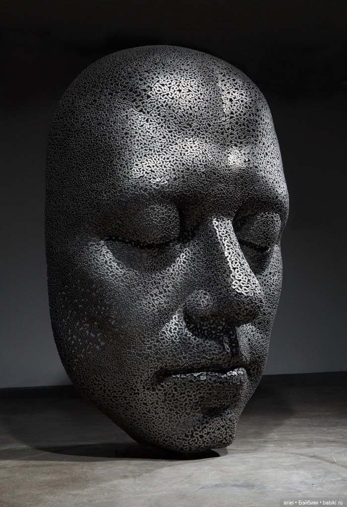 Скульптуры из велосипедных цепей Young-Deok Seo (фото 8)