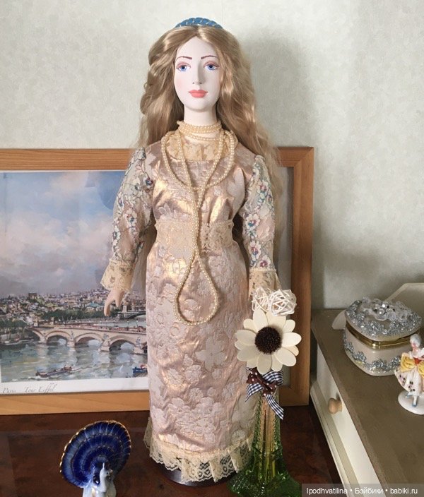 Франсуаза - фарфоровая кукла своими руками, первый опыт