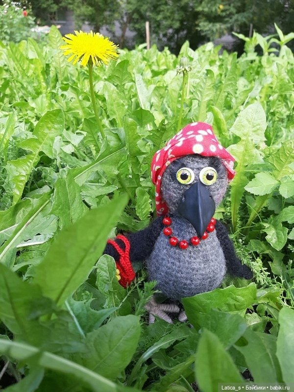 Модница Карлуша — Вязаные игрушки и амигуруми: крючком (фото 8)