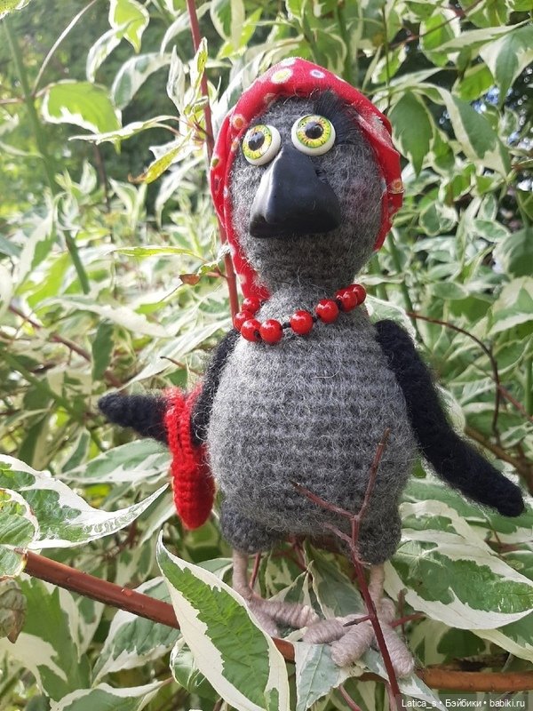 Модница Карлуша — Вязаные игрушки и амигуруми: крючком (фото 4)