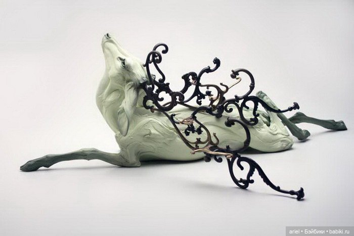 Скульптуры животных Beth Cavener