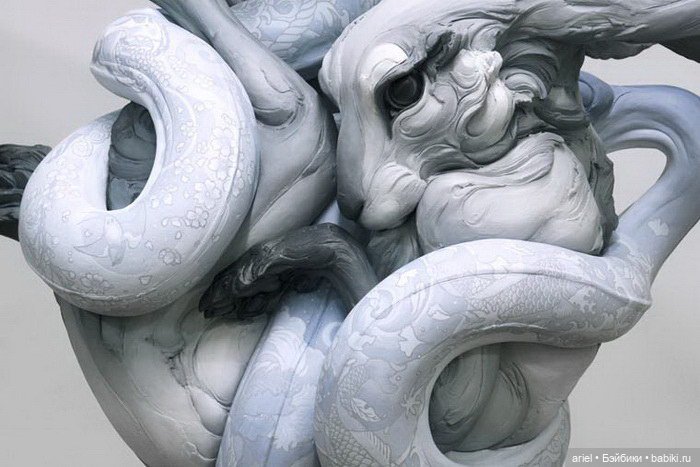 Скульптуры животных Beth Cavener (фото 6)