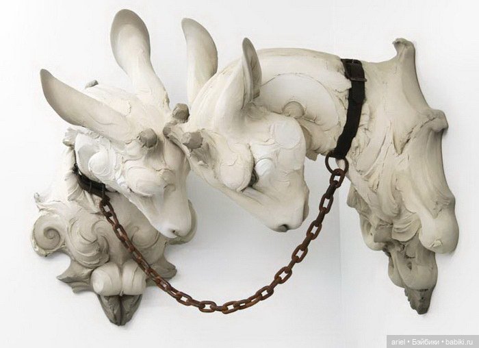 Скульптуры животных Beth Cavener