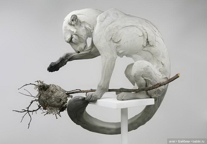 Скульптуры животных Beth Cavener