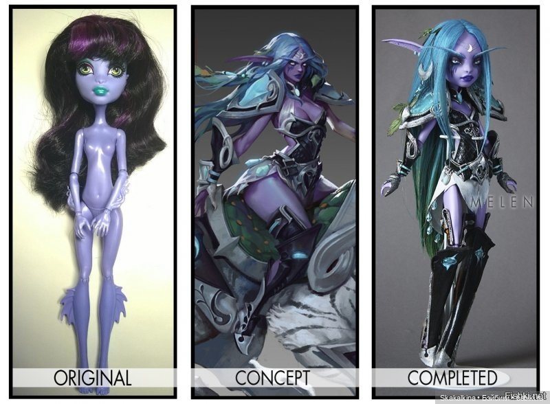 Работы автора MELENKA — Куклы Monster High и Ever After High: G1