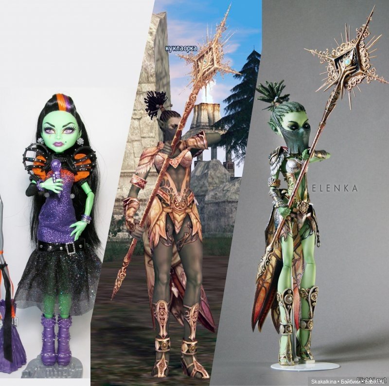 Работы автора MELENKA — Куклы Monster High и Ever After High: G1