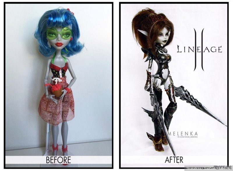 Работы автора MELENKA — Куклы Monster High и Ever After High: G1