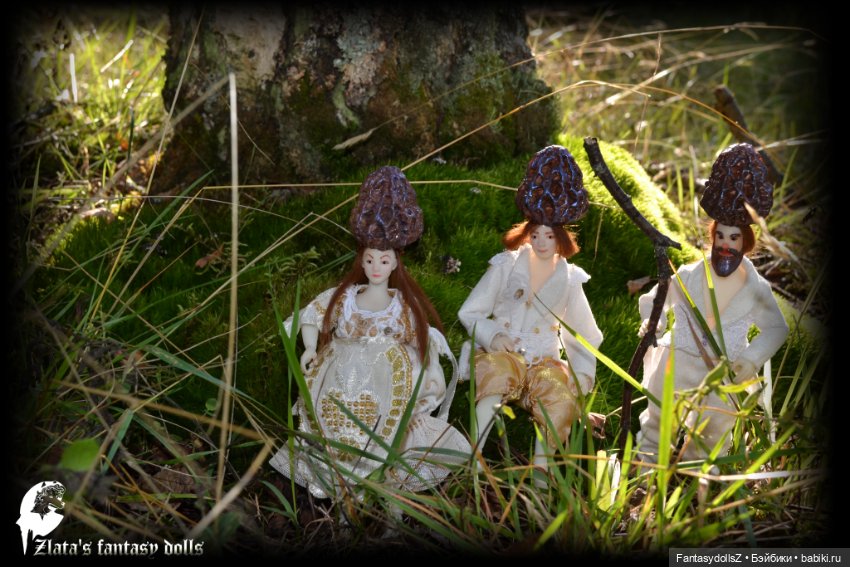 Art BJD Девочка гном-Сморчок 1:12