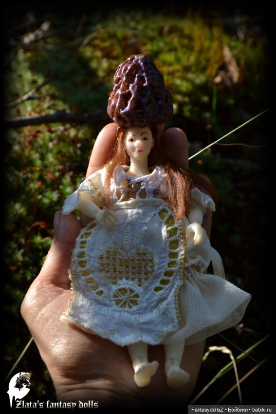 Art BJD Девочка гном-Сморчок 1:12