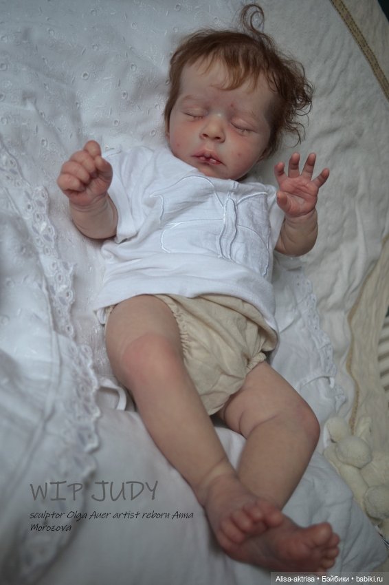 Джуди рождается. Кукла реборн Анны Морозовой (фото 9)